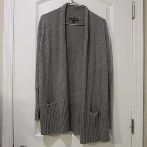 Banana Republic Luxury Cashmere Blend Gray Cardigan Sweater Women's Medium